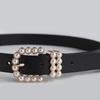 Senior Women's Belt, Pearl Buckle, Elegant, Sweet and Fashionable Young Women's Belt, Versatile Basic Women's Belt