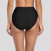 CHARMLEAKS Swimming Bottom Ladies Women Bikini Bottom Lace Patchwork Swimwear Briefs High Waist