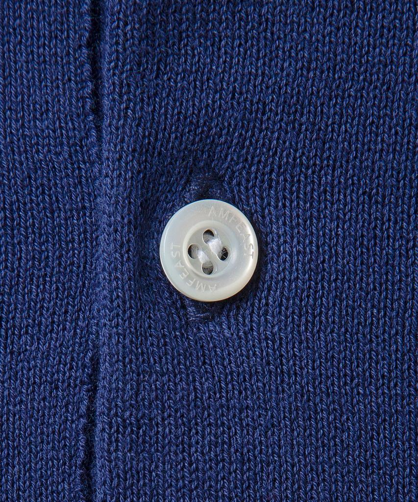 AMFEAST Essential Polo Half Knit Navy