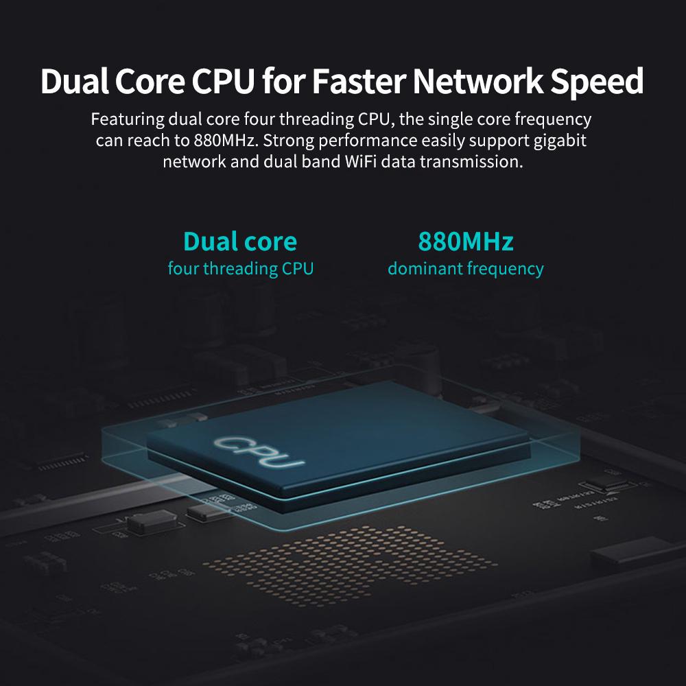 Xiaomi Mi Router 4A Gigabit-Version 2,4 GHz 5 GHz Dualband 1167 Mbit/s WLAN-Repeater 128 MB DDR3 High Gain 4 Beschleunigerabdeckung Externer Signalverstärker