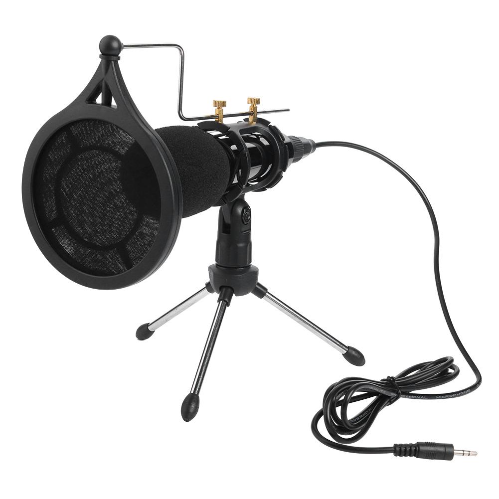 Cheap 3.5mm Condenser Microphone Studio Online Sound Recording Mic