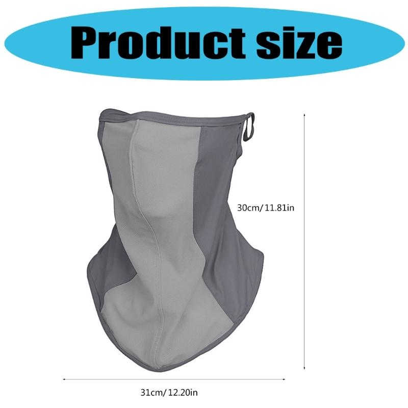 Oddychająca maska damska zakrywająca twarz idealna do sportów na świeżym powietrzu i podróży ochrona przed słońcem do sportów na świeżym powietrzu