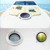 ABS Round Boat Porthole Fishing Boats Kayak Port Hole Anti-Rust 4mm Tempered Glass Waterproof Pre-drilled Opening Portlight