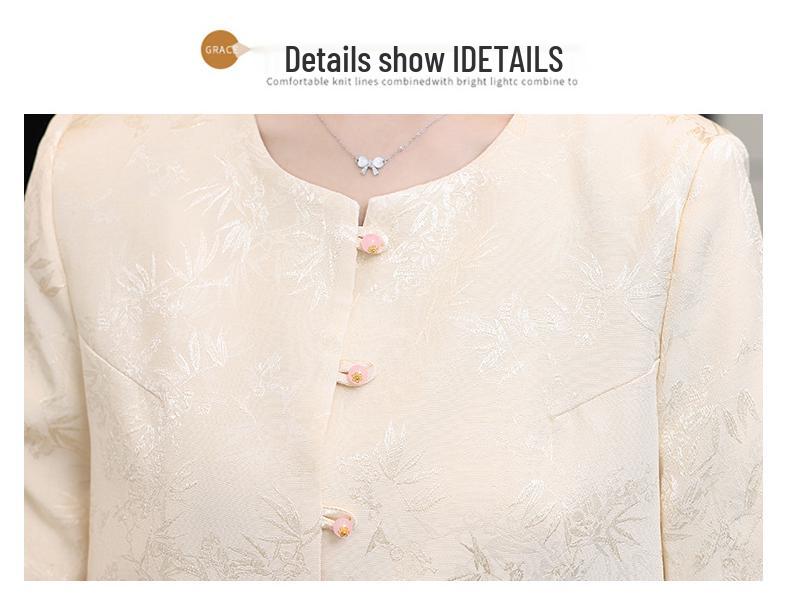 2025 Spring Women's Chinese Style Retro Fashion Slimming Coat ME6028