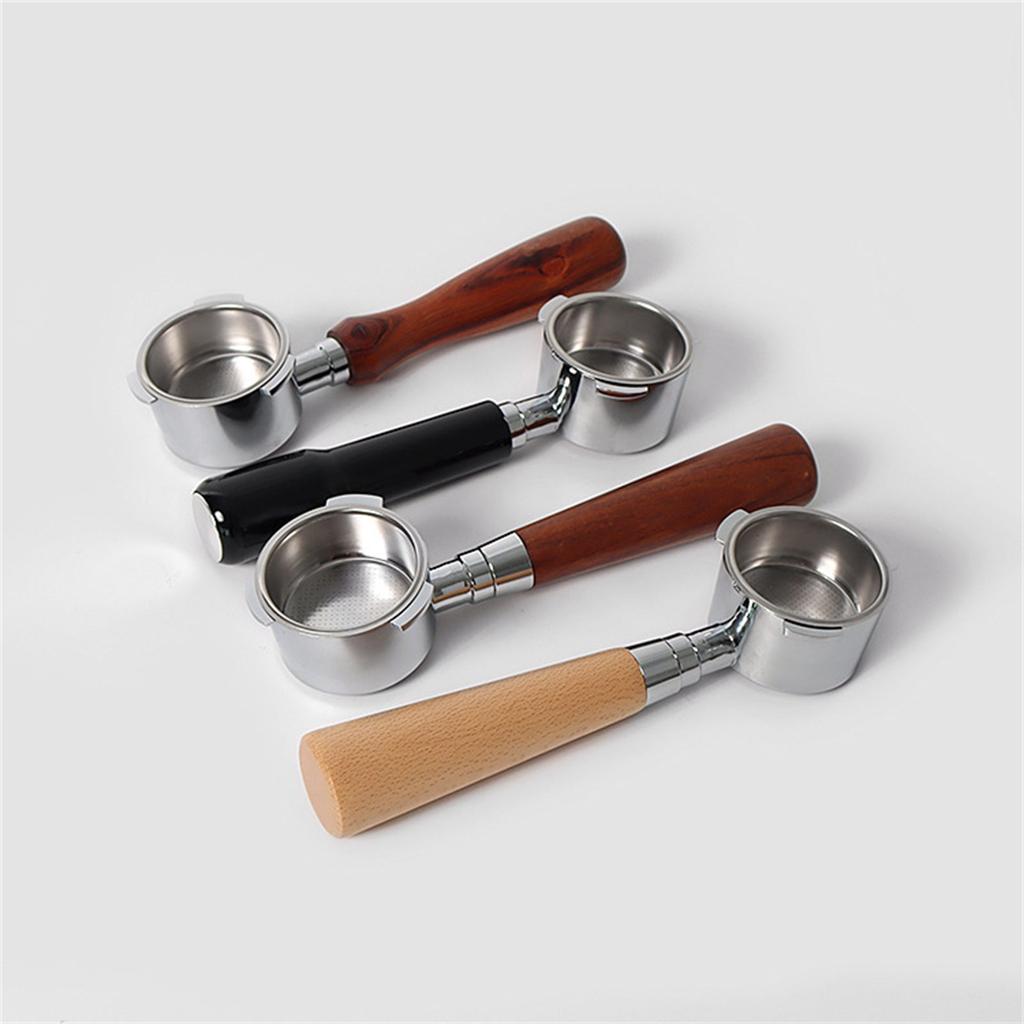 51mm Bezdenny Portafiltr Stylowy Drewniany Uchwyt 51mm Portafiltr Narzędzia do Parzenia Kawy do Ekspresów do Kawy