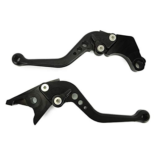 H11m2 ALL Black Matte Honda Brake Clutch Lever 6-step Adjustment Short Fits CB400SF Rebel 250 NC700S/X Etc.