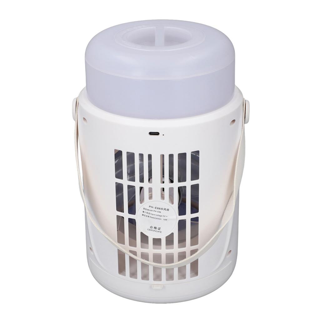 Portable Air Conditioner Fan 3 Speeds 7 Color LED Light 6H Timer Evaporative Cooler Desk Misting