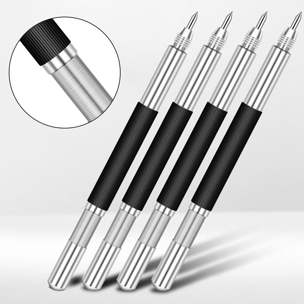 Double Ended Tungsten Carbide Scribing Pen Tip Steel Scriber Scribe Marker Metal