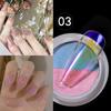1 Box Double Colors Solid Nail Powder Holographic Neon Solid Nail Glitter Powder Aurora Powders Nail Art Tool