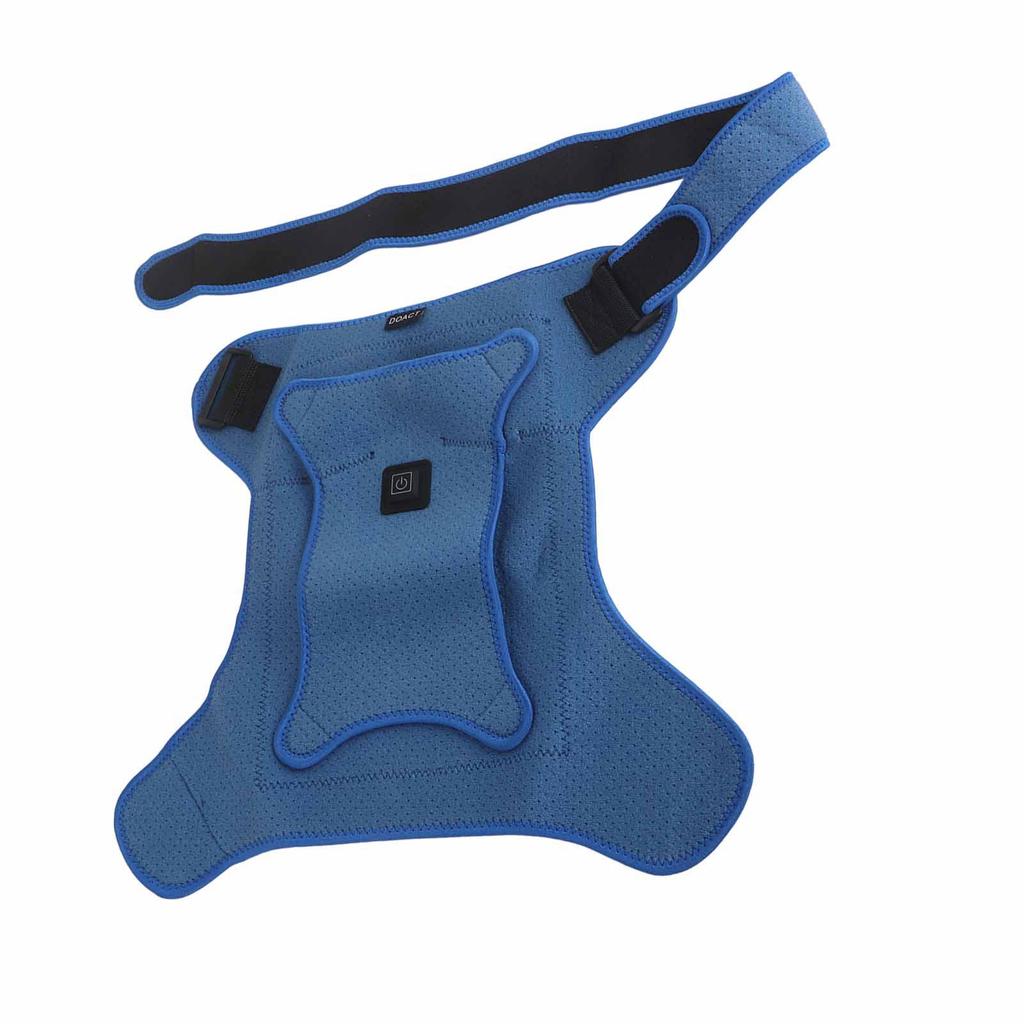 New Electric Shoulder Support Shawl Blue Heating Shoulders Breathable Punching Large Size