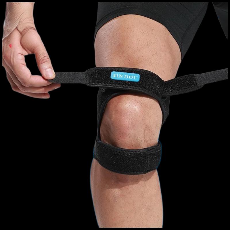 Tingbai Adjustable Patella Strap Knee Support (2-Pack)