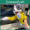 Dog Interaction Boxing Huskies Plush Toy Hand Puppet Sound Gloves Gift Fight