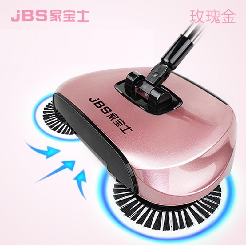 Hand push sweeper, broom dustpan set combination, rotating cleaning magic broom set