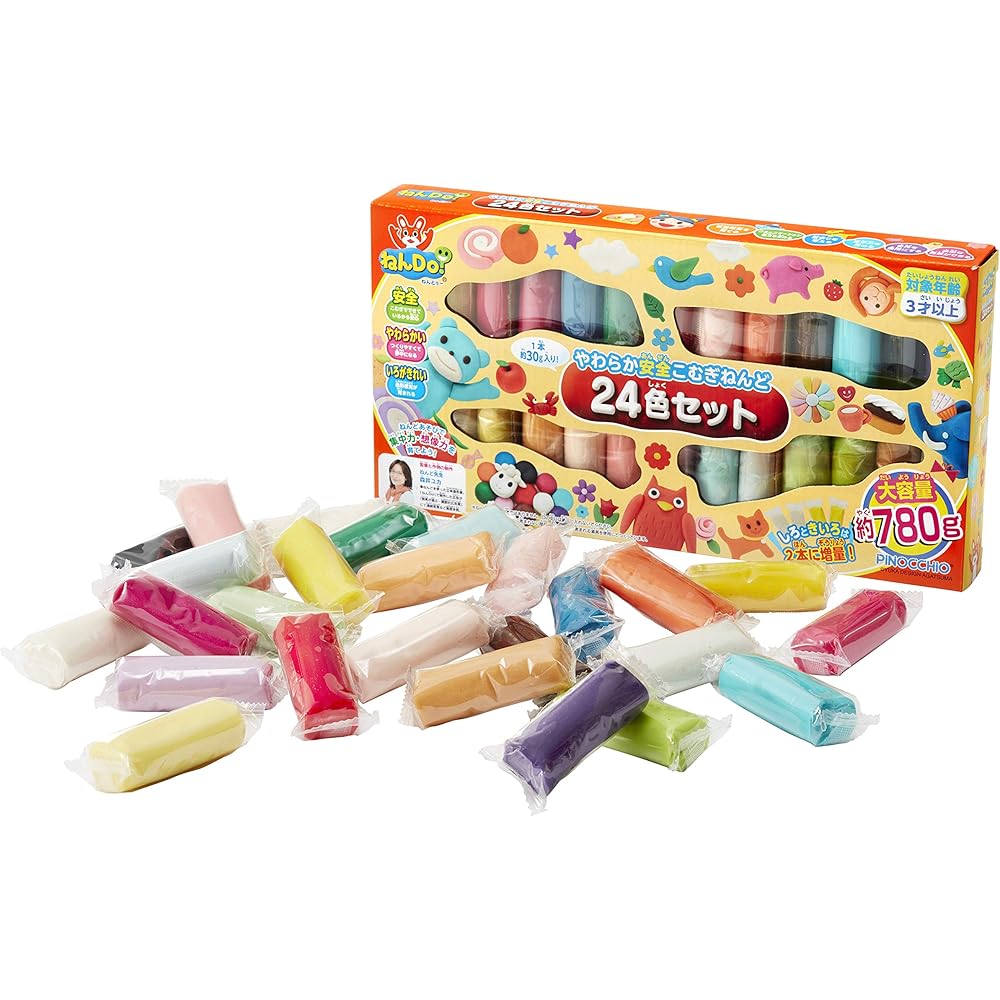 Agatsuma Nendo 30x15x3cm 24 Color Set Modeling Clay