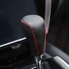 For Nissan Qashqai J11 2016 - 2026 X-Trail XTrail T32 2014-2026 AT Car Leather Knob Cover Gear Head Shift Knob Gear Collars Case