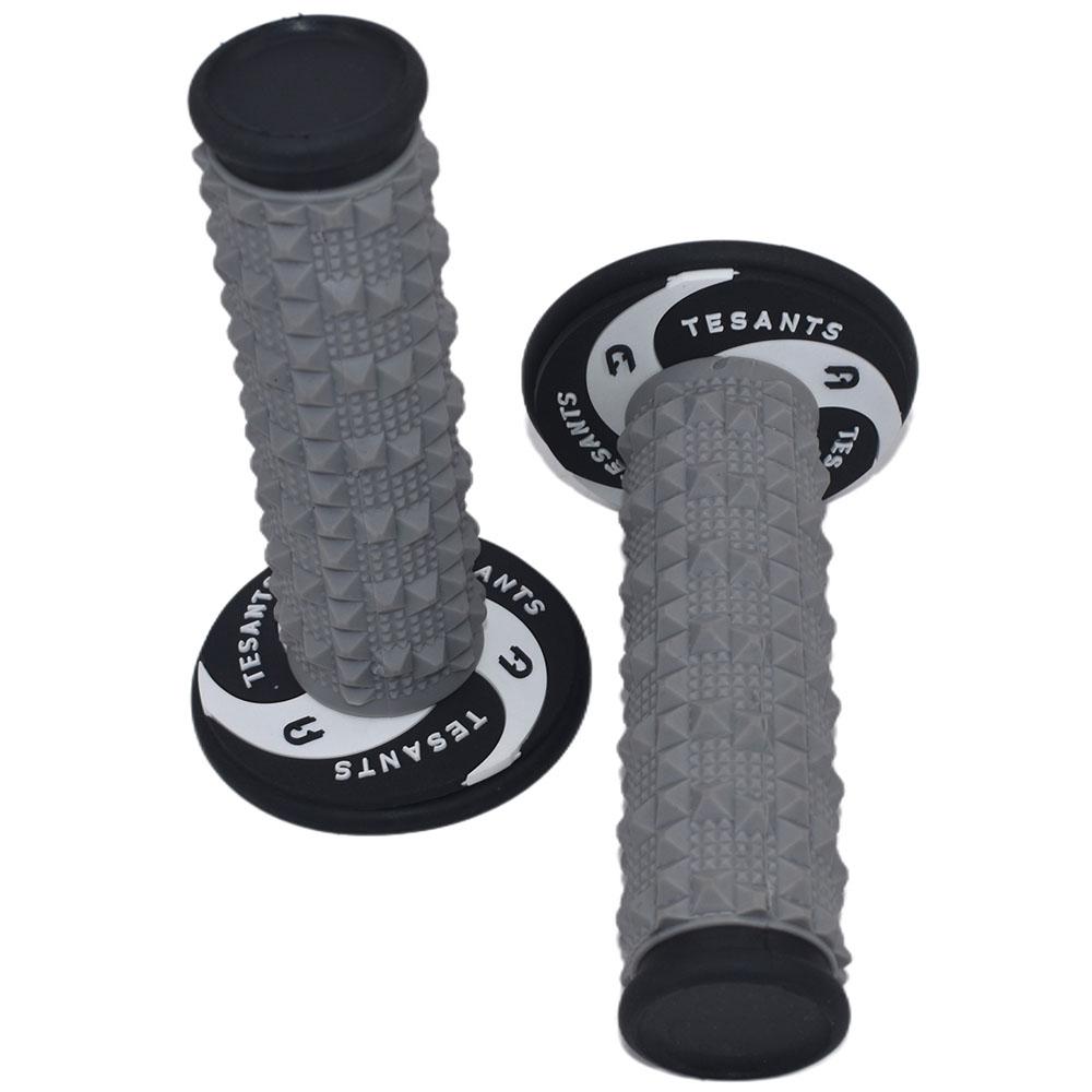 TESANTS Handlebar Grips Motorcycle Handle Bar Rubber Grip Motocross Jet Ski Off-Road 24/22 Throttle чёрный