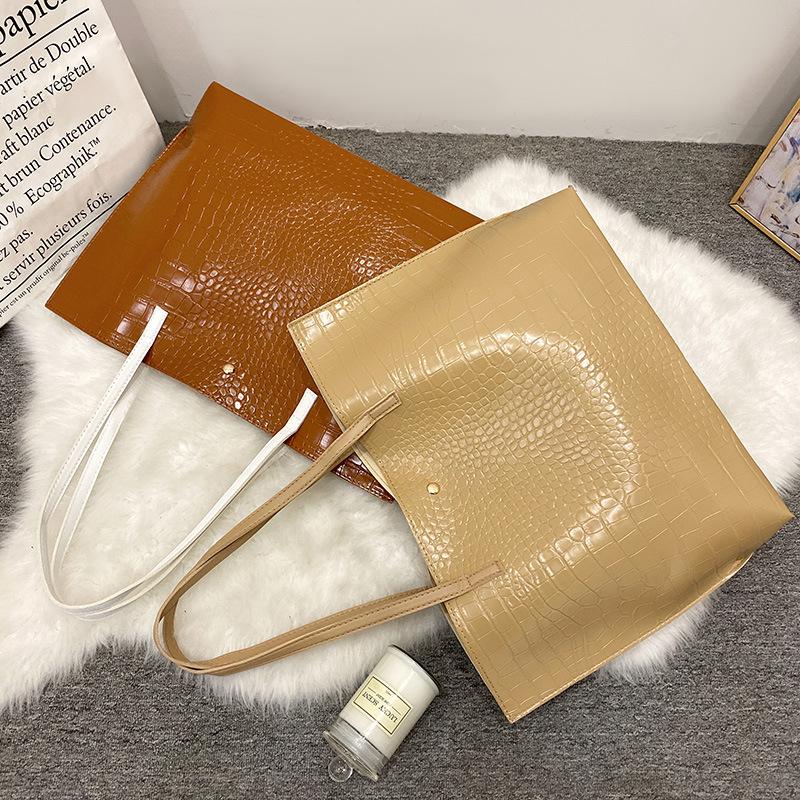 Tote Bag  Women's Bag  Large Capacity Shopping Bag  Fashionable and Versatile Mommy Bag