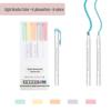 Double-ended Retro Color Fluorescent Marker Pen, Macaron Pastel Highlighter for Notebooks