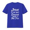 Herren Jesus ist der einzige Grund, warum ich es so weit geschafft habe Gott Religiös T-Shirt Schwarz 2XL Vintage Gewaschenes Oberteil Für Den Alltag
