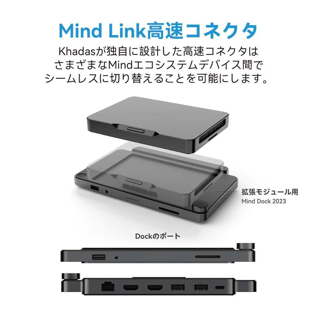 Khadas Mind 1 Mini PC with Intel Core Expandable Memory Design To 8K 60Hz for Improved Work Efficiency Standby Power for Work Saving WiFi Home Office