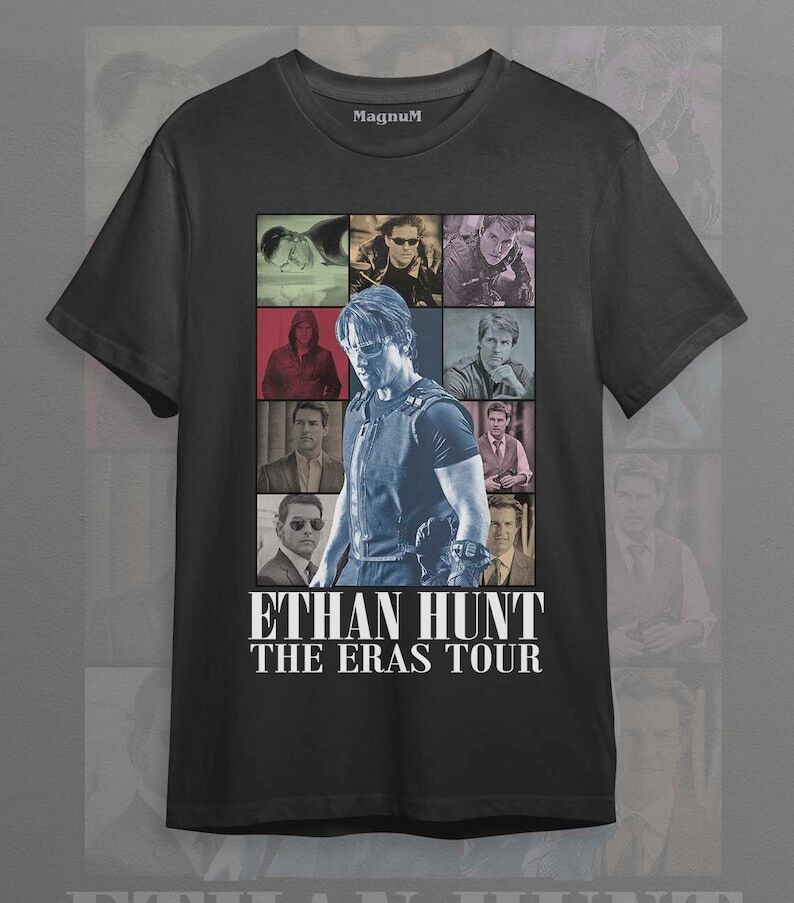 Tom Cruise Ethan Hunt The Eras Tour Unisex Softstyle T-Shirt XL