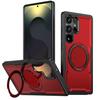 For Samsung Galaxy S25 Ultra Case Compatible with MagSafe TPU+PC Kickstand Phone Cover