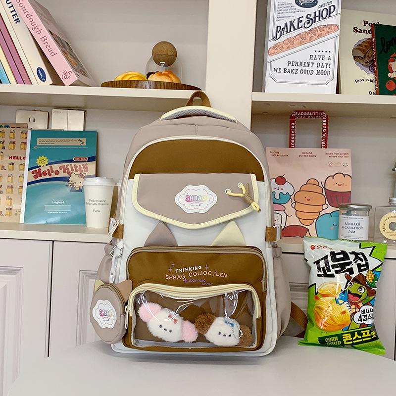 Japanese Style Sweet Anime Girl's Candy Color Lightweight Ita Backpack