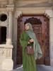 2025 Elegant Middle Eastern Muslim Women's Cardigan Robe for Spring and Autumn