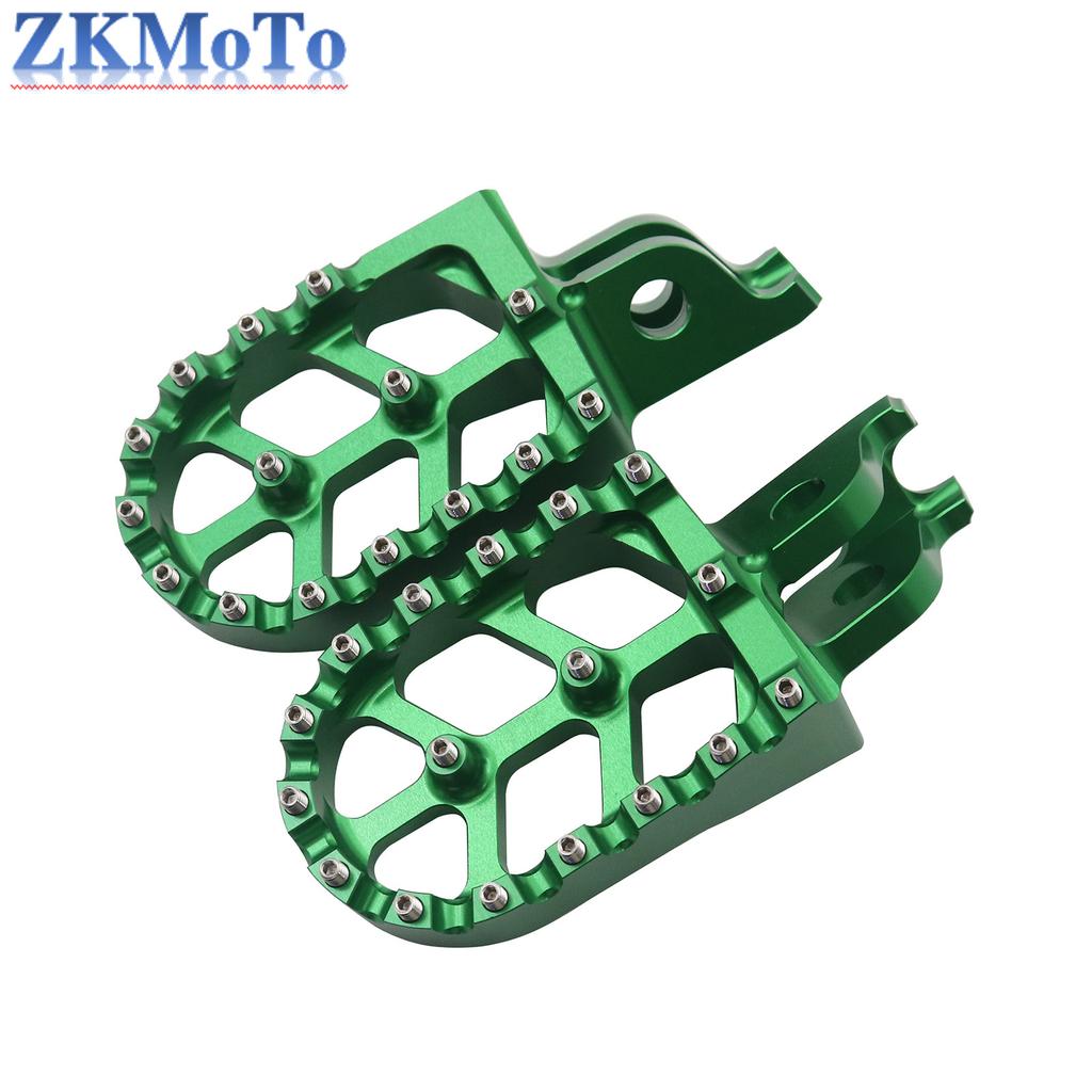 Motorcycle CNC Foot Rests Footrest Footpegs Pegs Pedals For KAWASAKI KX250 KX450 KX250F KX450F KX250X KX450X KLX450R 2007-2022