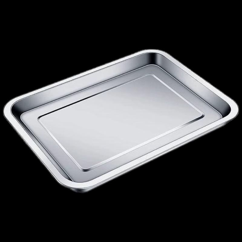 304 Stainless Steel Deep Rectangular Baking & Serving Tray