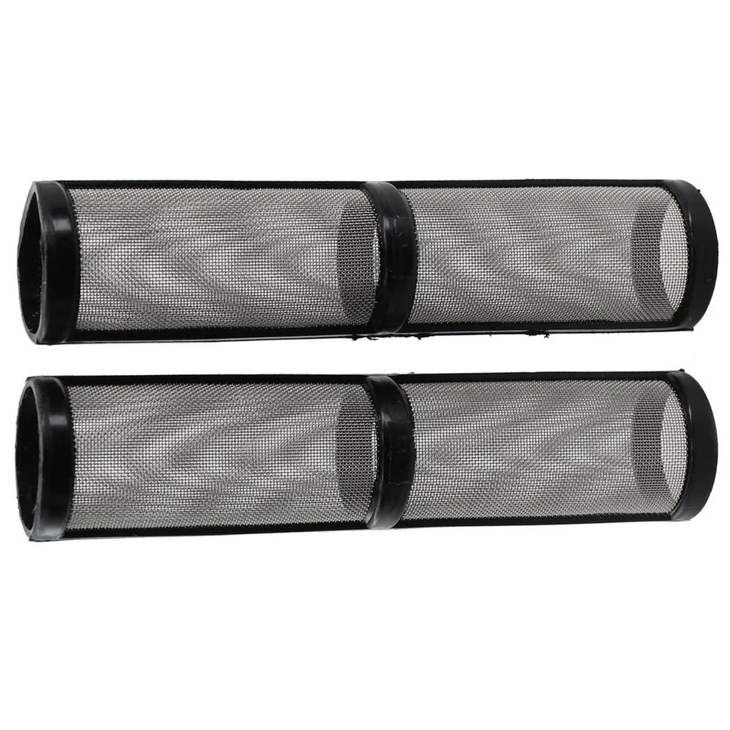 Filter Pump Body Coating Stainless Steel 2pcs 395 495 Electric Filter For G390 Mesh Airless Paint Sprayer Black