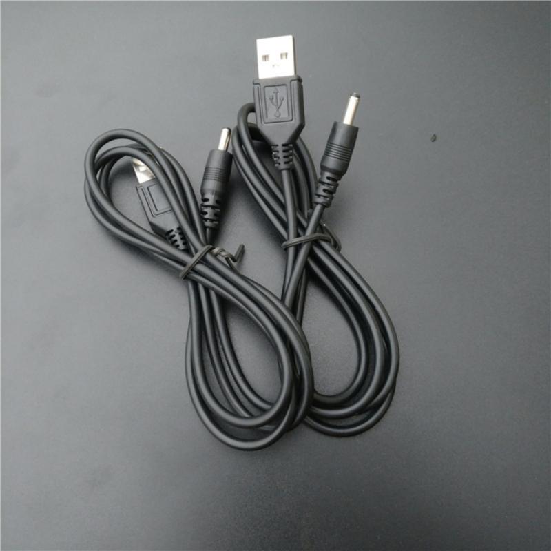 USB To DC5521 Power Cord Portable USB To 5.5x2.1mm Adapter Cable for LED Light, CCTV Cameras, Fan & Remote Control Toy