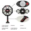 Outdoor Solar Flood Light 168LED Motion Sensor IP65 Waterproof Octagonal Design Dusk to Dawn 360° Adjustable Parking Lot Lights