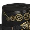 Punk Top Hat Lady with Compass Gears Goggles Compass Head Wear Cosers Costume Accessories for Industrial Age