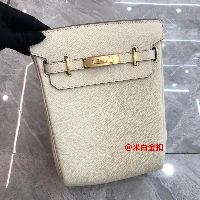 2025 New Kelli Breast Bag Fashionable Mini Simple Lychee Pattern Togo First Layer Cowhide Single Shoulder Women's Leather Bag