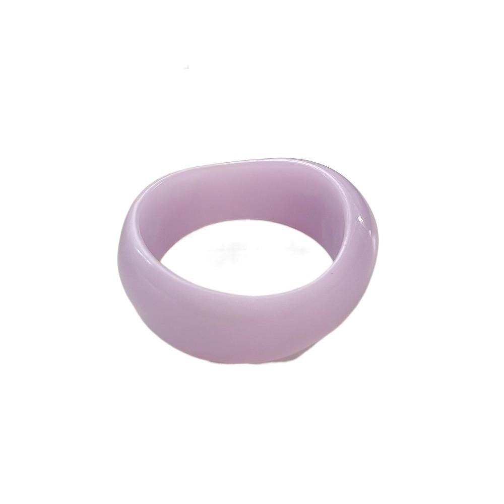Bohemian Translucent Acrylic Bangle Europe American Style Smudged Hand Ring  Women