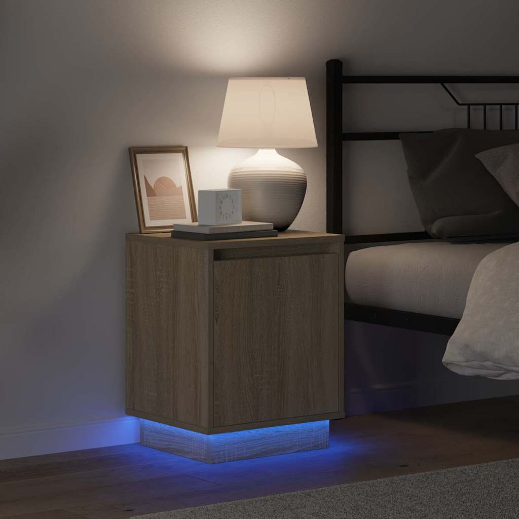 Nightstand Sonoma Oak 39 x 34.5 x 50 cm Particleboard