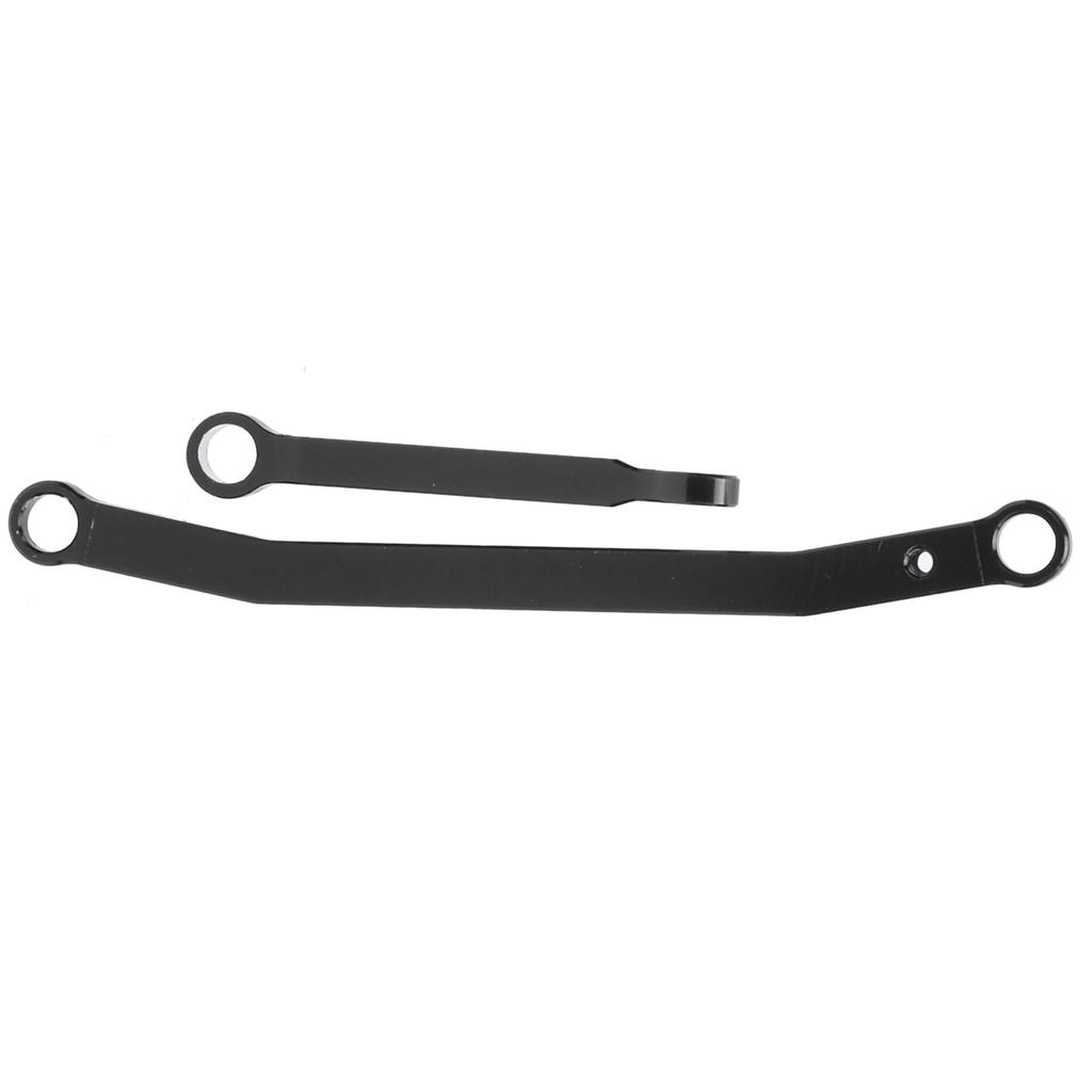 Aluminum Alloy Steering Linkage Tie Rod for 1 24 Axial SCX24 90081 RC Crawler Car PartsBlack