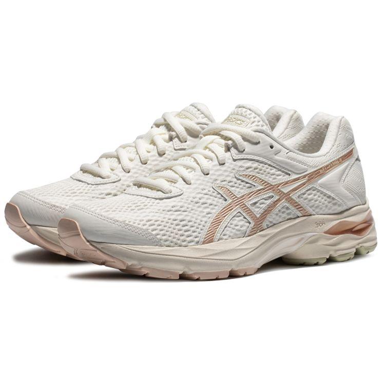 Asics Gel-Flux 4 Comfortable Fabric Synthetic Leather Cushioning Breathable Low-Top Training Running Shoes Women Sneaker Light-Pink 1012A523-751