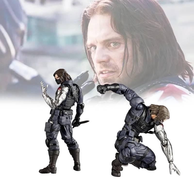 High Quality Pvc Marvel Winter Soldier Perfect Killer Action Figure With Poseable Design