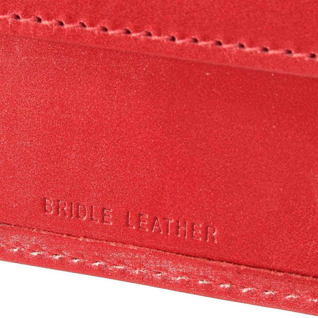 Carteira Masculina Tricolor Whitehouse Cox S7660 em Couro Vermelho,