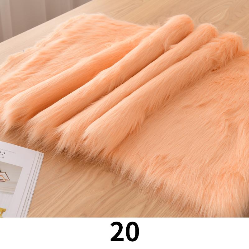 100*170cm Imitation Fox Fur Fabric 5cm Long Artificial Fur Plush Fabric For Diy Carpet Jewelry Phone Counter Cover Photo Props