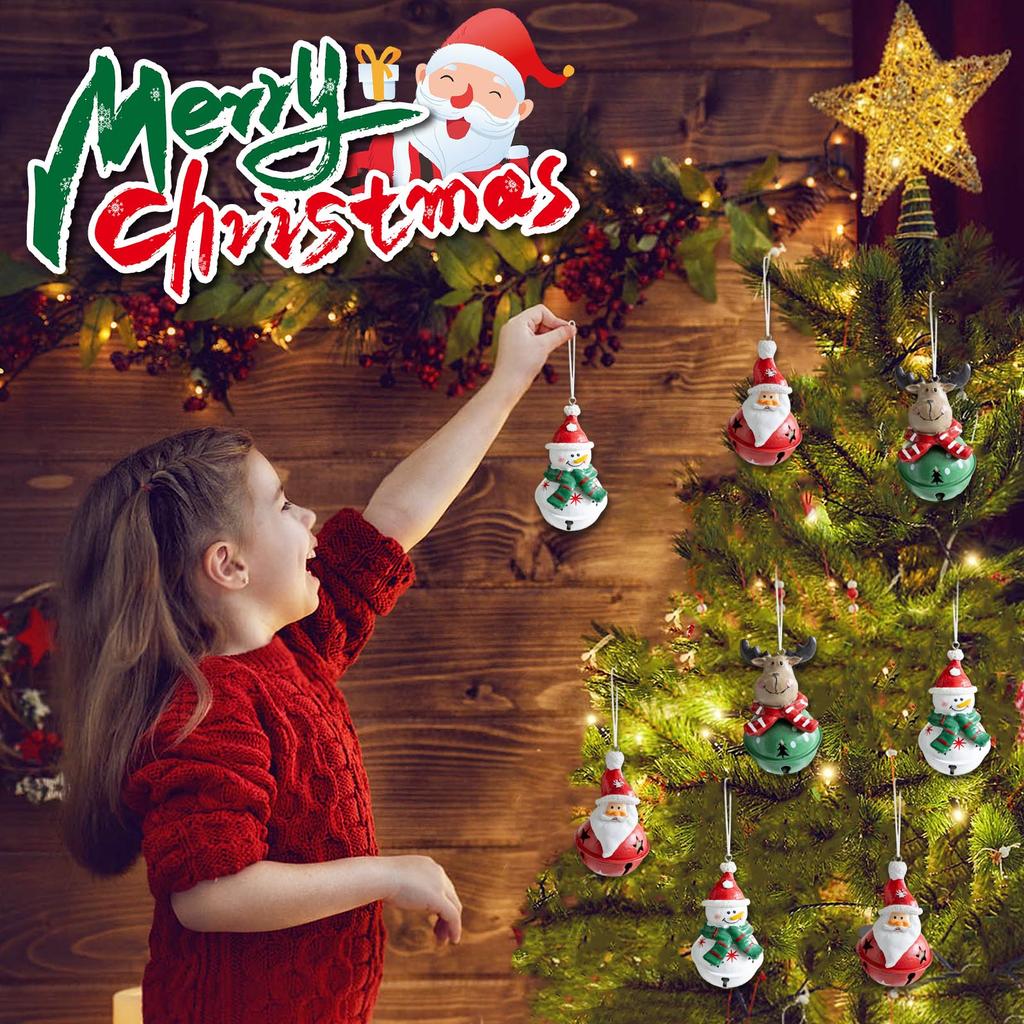 Weihnachtsanhänger Dekorationen für ältere Menschen, Schneemänner, Weihnachtsbäume, Ornamente, Weihnachtsglocken