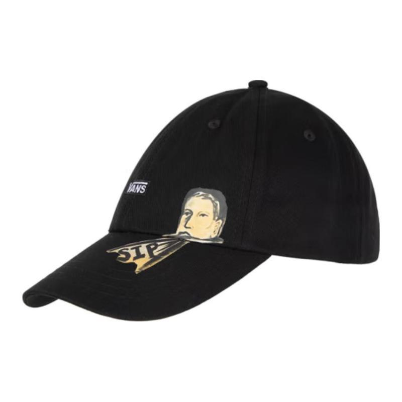 

Vans Cotton Baseball Caps Unisex Black Vans VN0A7TR4BLK F чёрный