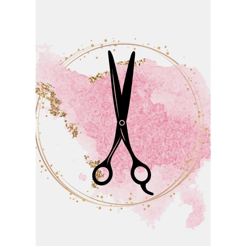 

Розовый Салон Красоты Инструменты Парикмахерская Маникюр Минималистский Плакат Косметология Холст Картины Настенная Живопись Картина Парикмахерская Домашний Декор 21cm×30cm NoFrame