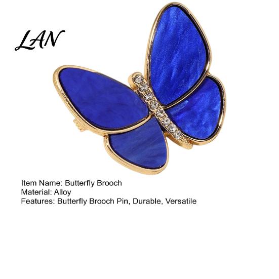 Decorative Butterfly Jewelry Brooch Pin, with Strong Buckle Design, Fine Electroplating Resistant to Fading Electroplated Alloy Brooch, Elegant