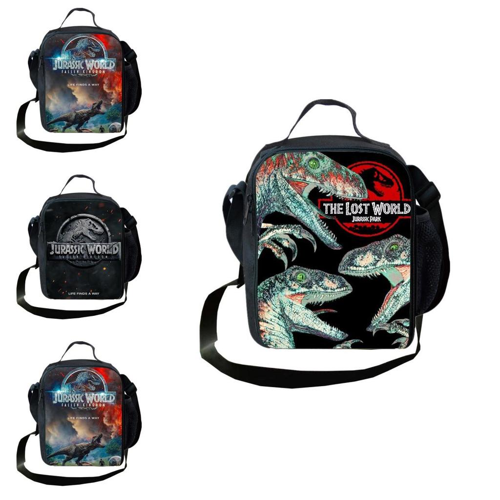 Borsa Pranzo 3D Dinosauro Jurassic Park Per Bambini Con Stampa Tyrannosaurus Rex