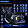 Kw206 2 In 1 Car Fault Scanner Obd2 Gps Digital Speedometer Hud Head Up Display Alarm Diagnostic