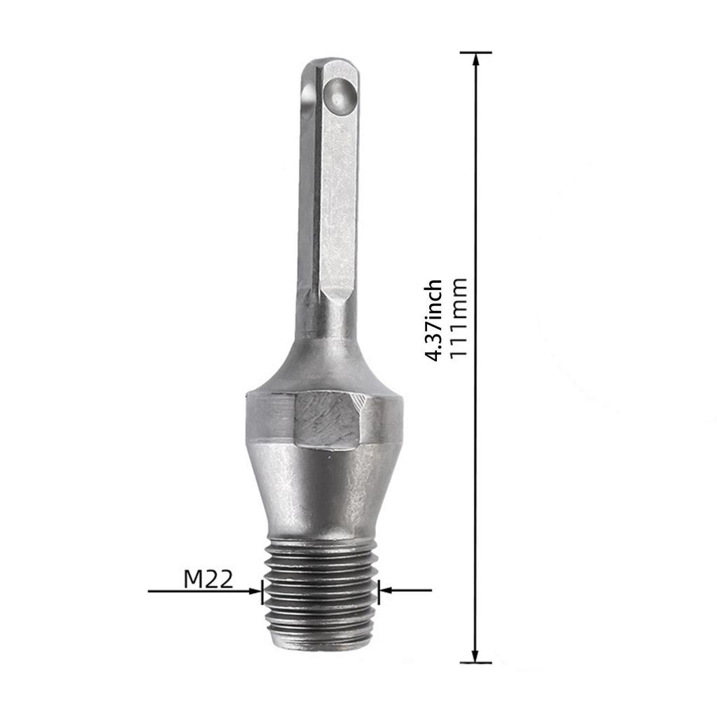 Core Drill Bit Adapter Efficiency Spare Parts Steel Convert to Water Drilling Accessories Multifunctional Diamond Core Bit