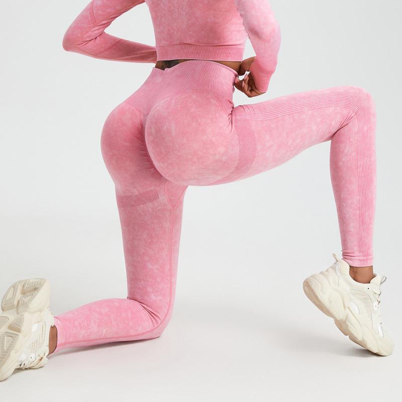 

Washable Slimming High-Waisted Sportswear Set - Long Sleeve, Flaw-Hiding, Enhances Curves, European-American Style Fitness Outfit. Large